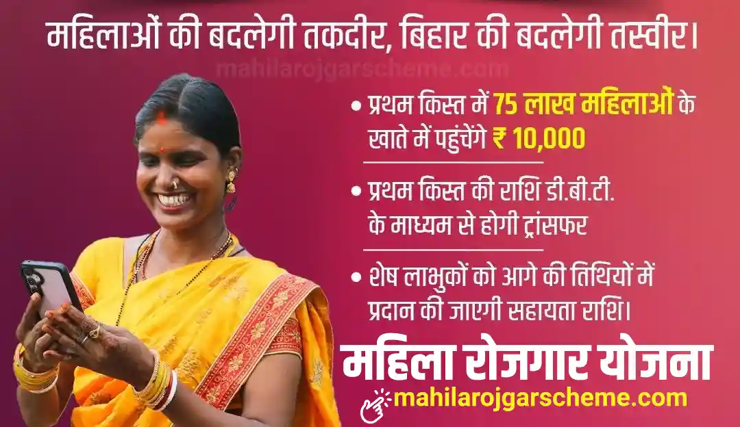 Mahila Rojgar Yojana Benefits 2026